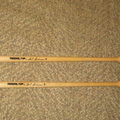 ONE pair new old stock Regal Tip 605SG (Goodman #5) Ultra Staccato Saul Goodman Timpani Mallet, small ball covered w/ two layers of tightly wound green felt, maple shaft -- Ideal for recording. Clean rhythmical articulation, especially on low tones image 16