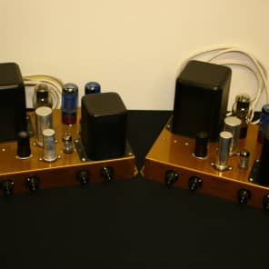 Heathkit GOLD A-9C 6l6G Mono Audio Amplifier Matched pair image 2