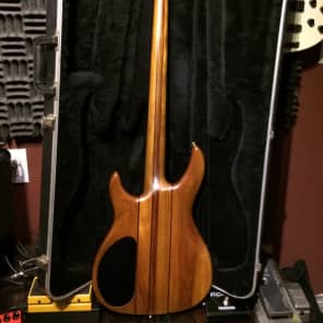 Peavey Unity series 4 String Neck Thru Bass Guitar Purple Heart & Koa image 9