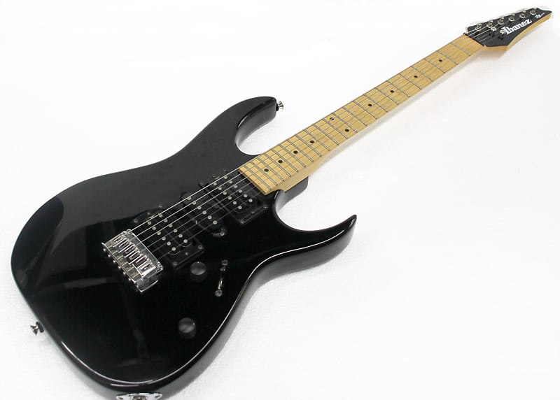 1993 Ibanez EX 170 Korean Black Electric Guitar image 1