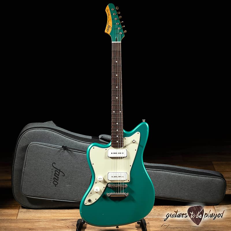 Fano JM6 Alt de Facto Left-Handed Lollar P-90 Guitar – Sherwood Green