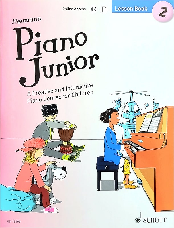 piano junior lesson book 2