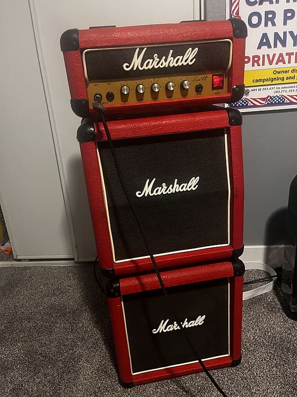 Marshall Lead 15 Red Mini Stack Vintage Amp Reverb