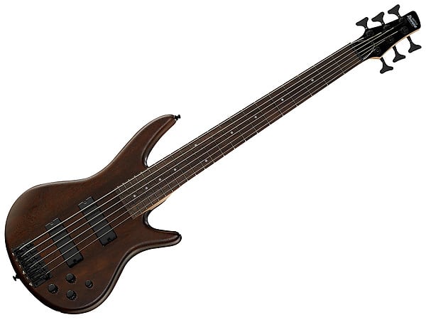 Ibanez GSR206B 6-String Electric Bass- Walnut Flat image 1