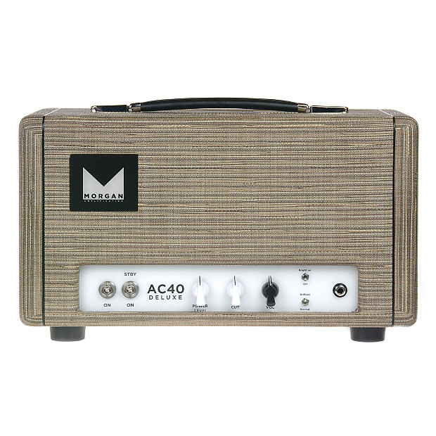 Morgan Amplification AC40 Deluxe Head 40W Driftwood image 1