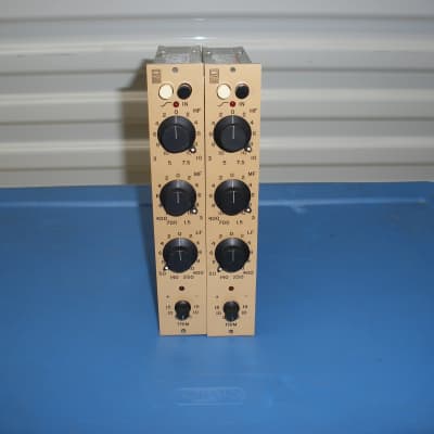 Quad Eight 312 EQ module pair, (3 band api style with inductors) Dallas area image 9