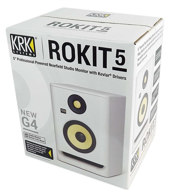 KRK Rokit 5 G4 White - BimotorDJ