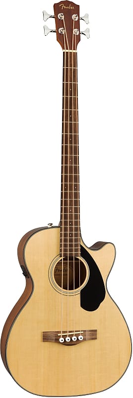 Fender CB-60SCE Acoustic Bass Laurel Fingerboard - Natural-Natural image 1