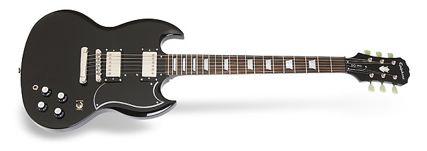 Epiphone SG G-400 Pro Electric Guitar - Black (EGGPEBNH1) | Reverb