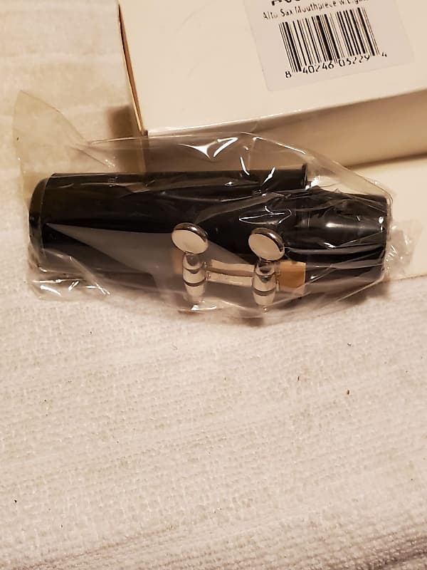 Import Alto Saxophone Mouthpiece Cover Ligature And Reed 2000's  Black image 1