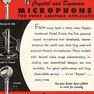 Vintage 1950's Astatic T-3 Chrome HiZ Crystal Bullet Harmonica Microphone- Harp Mic-Sounds Great! image 12