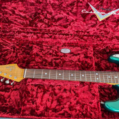 Fender Fender 65 Custom Shop Stratocaster Aged British Racing Green Journeyman Relic Namm LTD 2020 image 4