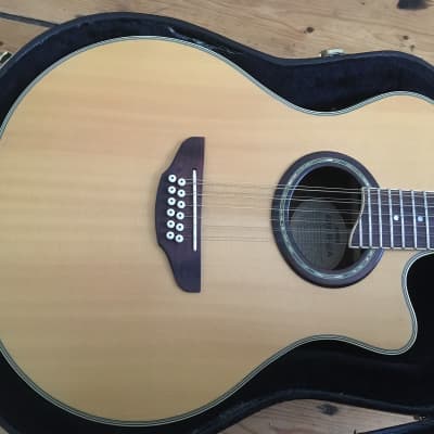 Yamaha APX 8-12A 12 String Electro Acoustic Guitar + Hard Case | Reverb