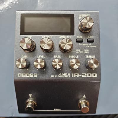 Boss IR-200 Amp and IR Cabinet Pedal | Reverb Boss IR-200 Amp and IR Cabinet Pedal | Reverb