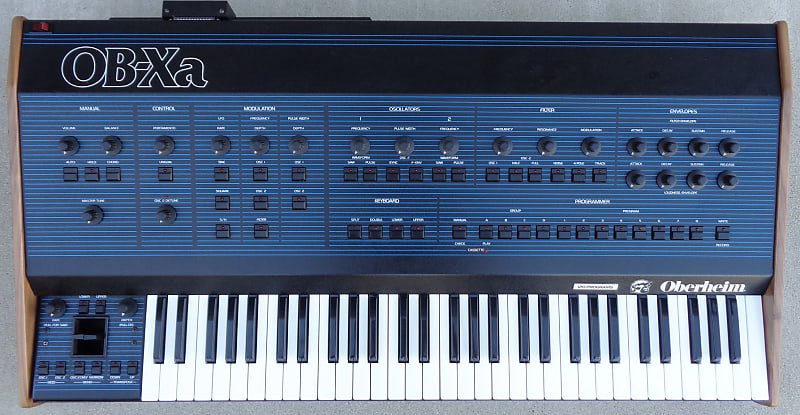 Oberheim OB-Xa w/ mLab Midi - 8 Voice Polyphonic Analog Synthesizer - Serviced w/Restoration image 1