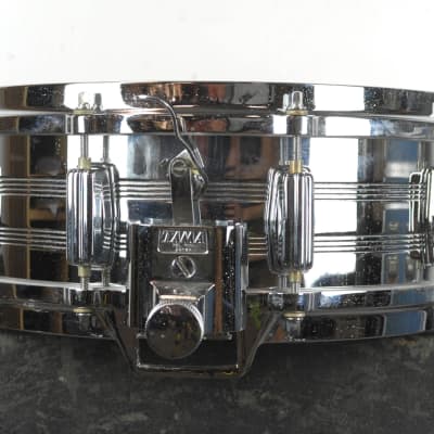 Vintage Tama No. 8005 Imperialstar King-Beat Steel 5x14" Snare Drum image 5