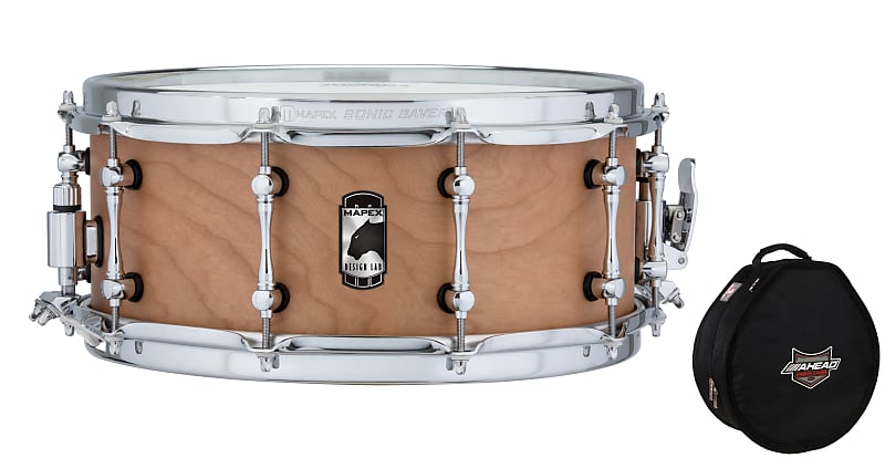 Mapex Black Panther Design Lab 14x6 Cherry Bomb Natural Snare Drum | FREE Bag | Authorized Dealer image 1