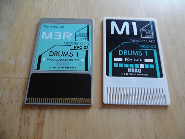 6 Korg M3R Card Sets and M1 Clone Card | Reverb Hungary