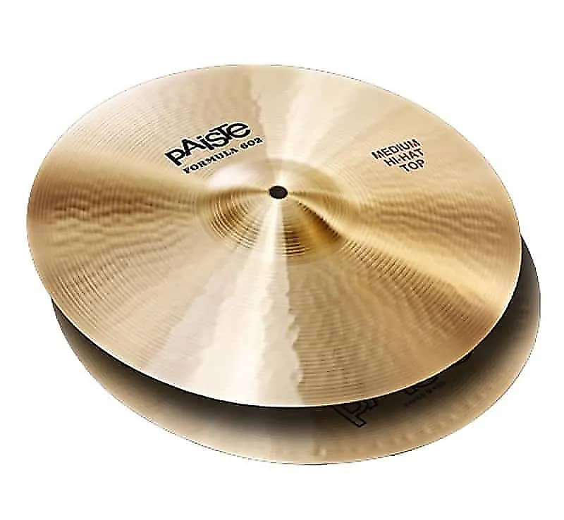 Paiste 14" Formula 602 Classic Medium Hi-Hat Cymbal (Top) image 1