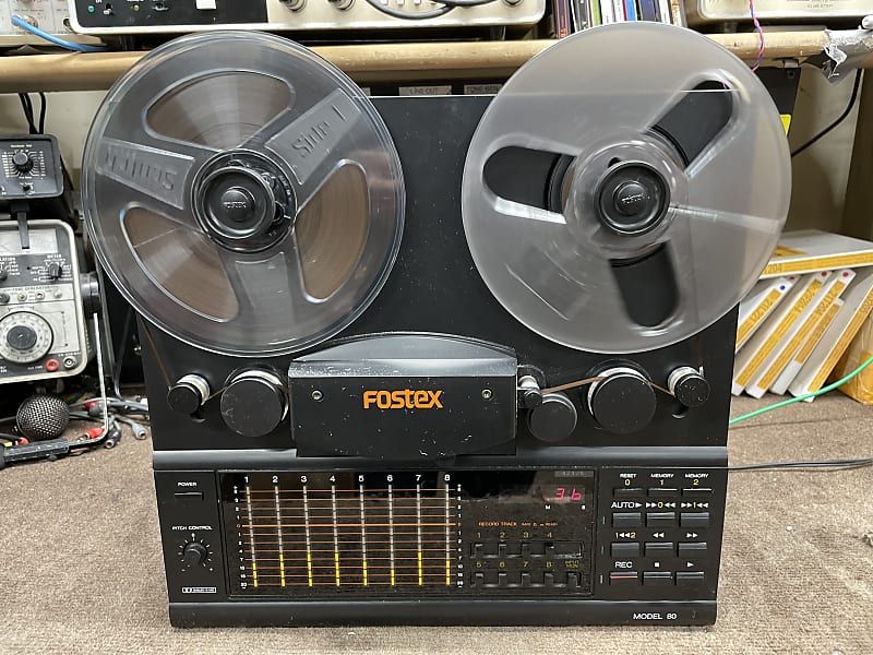 FOSTEX A-2 REEL to Reel Tape Recorder 2 Track 7 1/2, 15 ips TESTED