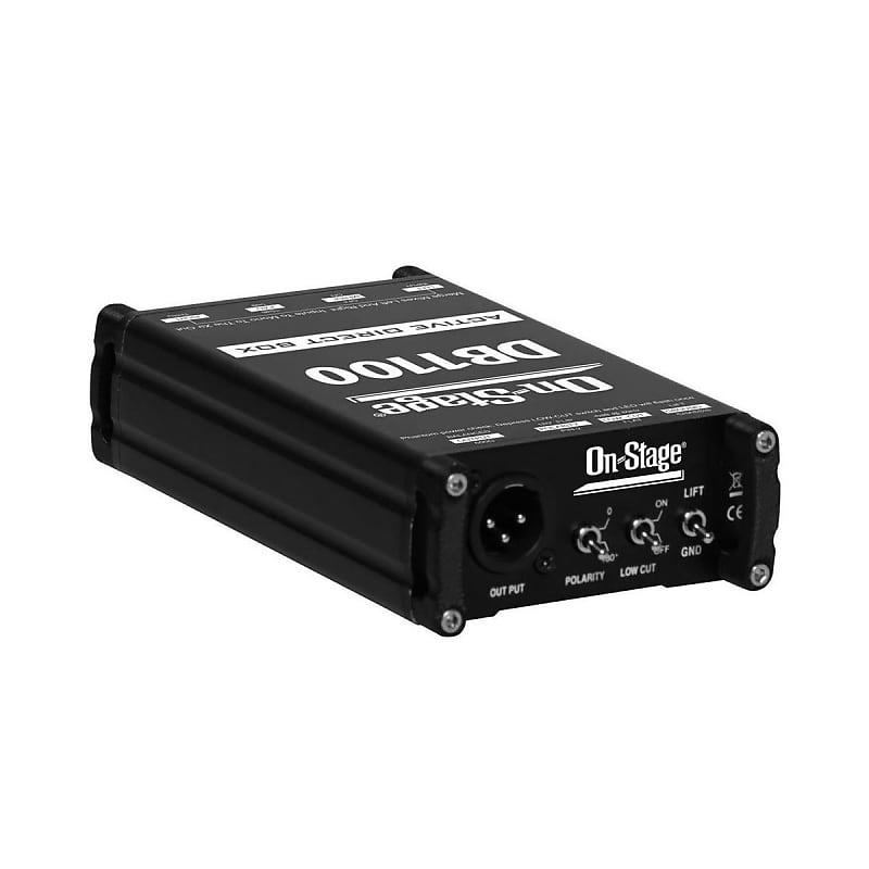 OnStage DB1100 Active Direct Box with StereotoMono Reverb