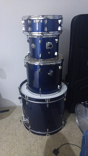 Ludwig Pinnacle Drum Shells Metallic Blue