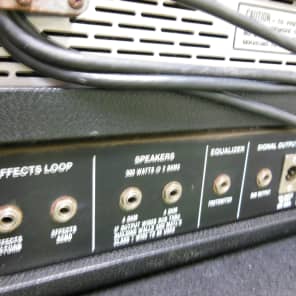 Randall RBA500ES ベース ヘッドアンプ 動作良好 1980s Randall RBA-500 Bass 500 Amp Sound Demo - YouTube