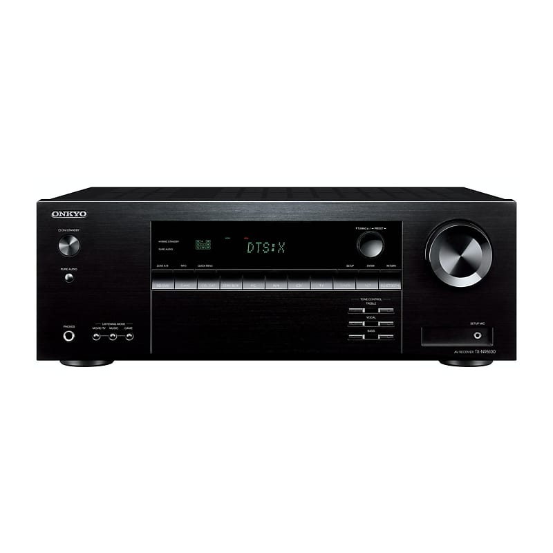 Onkyo TX-NR5100 7.2-Channel 8K AV Receiver with Dolby Atmos Virtualizer, Built-In Streaming Services and Ultimate 4K Gaming Experience (Black) image 1
