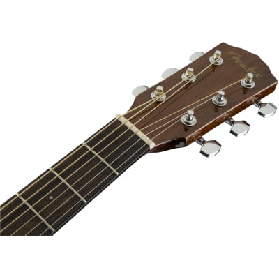 Fender CD-60 Dreadnought V3 Acoustic Guitar w/Case, Walnut Fingerboard, Sunburst image 7