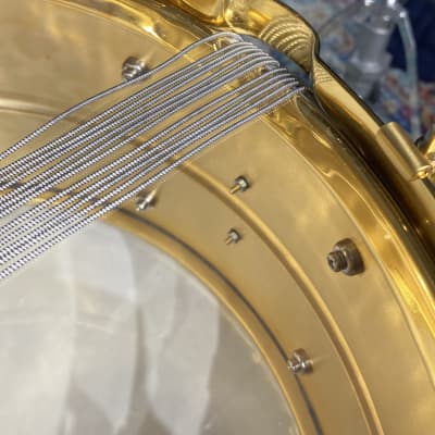 Ludwig - 14x7" Ludwig 100th Anniversary, Gold Triumphal Reissue, Snare Drum 2009 MINT!! image 14