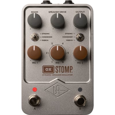 Reverb.com listing, price, conditions, and images for universal-audio-ox-stomp-dynamic-speaker-emulator