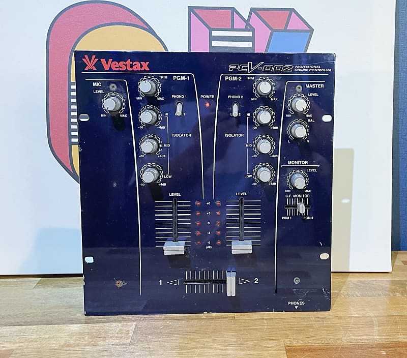 Vestax PCV002 2-Channel Scratch DJ Mixer w/ Isolator