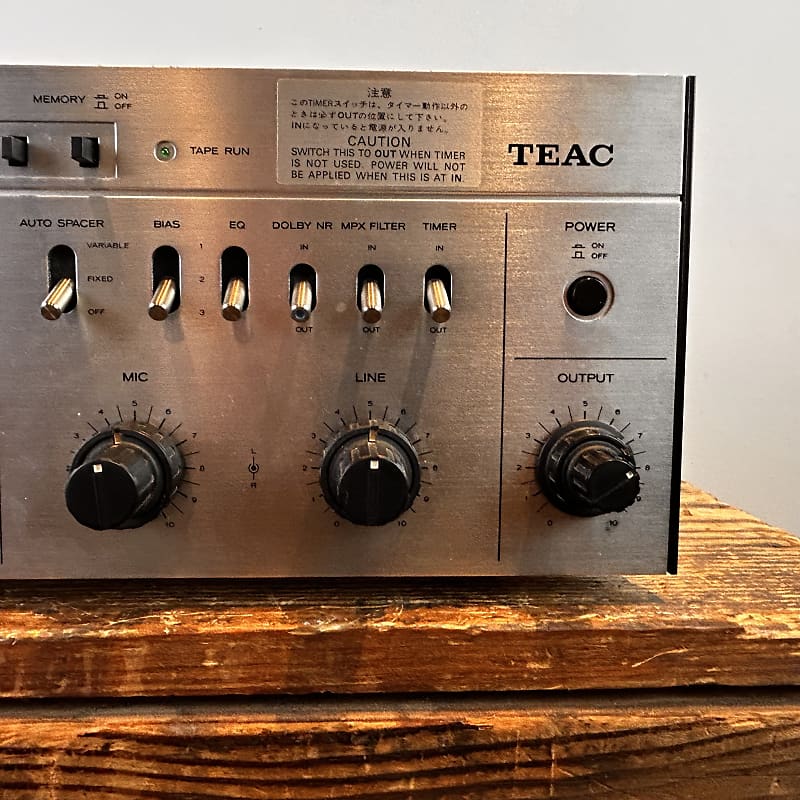 TEAC A-460 カセットデッキ シルバー Yahoo!オークション -「teac a460」(オーディオ機器) の落札相場