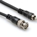Hosa BNR-106 75 ohm Coaxial Cable BNC to RCA 6ft w/ SAME DAY SHIPPING