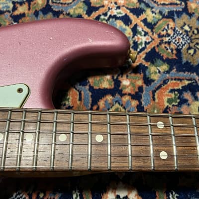Fender Custom Shop '60 Reissue Stratocaster Relic 2013 Burgundy Mist image 8