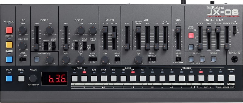 Roland JX-08 Boutique Series JX-8P Polyphonic Synthesizer Sound Module image 1