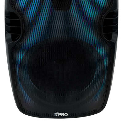 Technical Pro PLIT15 Portable 15" Bluetooth Party Speaker w/LED+Stand+Microphone image 22