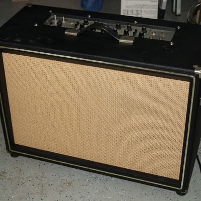 Vintage 1963 Sano 500r 2x12 Tube Accordian Amp Awesome Guitar Reverb!   Made in the USA image 1