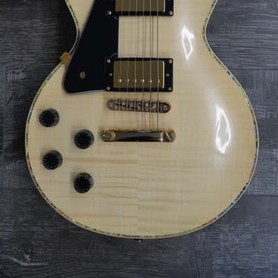 AIO SC77 Left-Handed Electric Guitar - Natural image 2