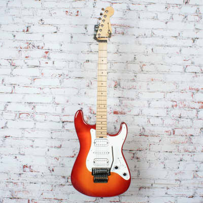 Charvel - (2022) Pro Mod So Cal Style 1 FR M HSH Electric Guitar, Cherry Kiss Burst - w/HSC - x3817 - USED image 2