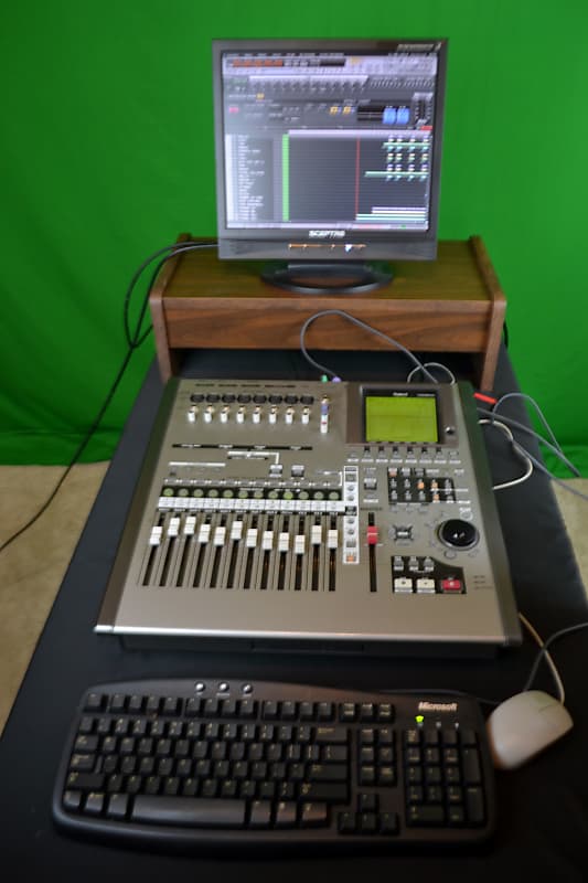 Roland VS-2400CD 24 Track Digital Recording Studio Package, Including  Monitor, Mouse and More