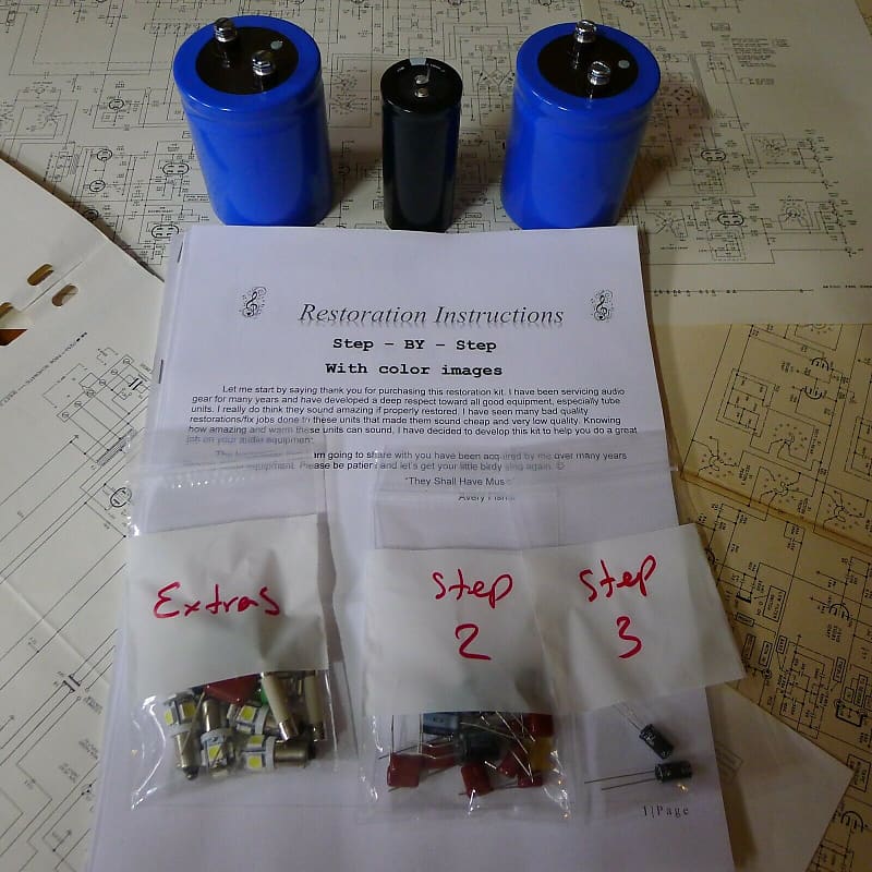 SAE Mark  IIB  restoration kit filter capacitor repair rebuild fix  			