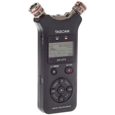 TASCAM DR-07X Portable 2 Track Stereo Handheld Digital Recorder with Microphones image 6