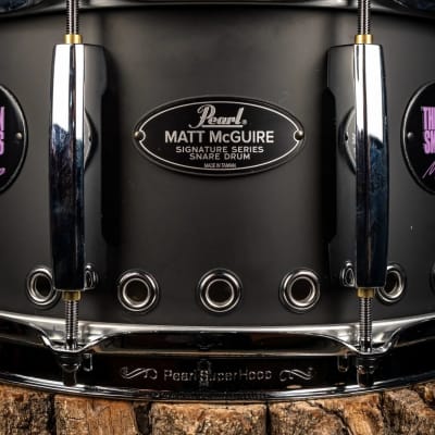 Pearl Matt MCGuire Signature Snare MM1465S/C 14" x 6.5" snare image 3