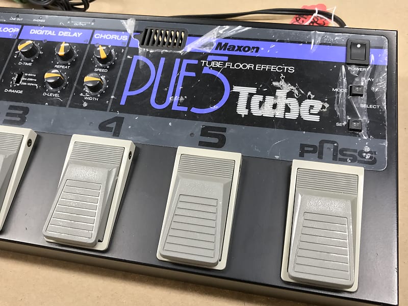 Maxon PUE5 TUBE Floor Effects Pedal Vintage Made in Japan