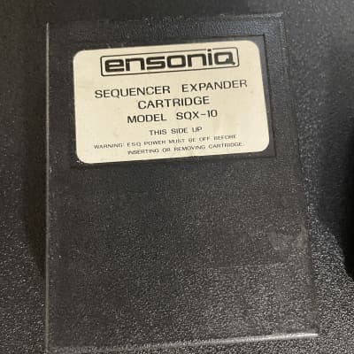 Ensoniq Sqx-10 sequencer expansion cartridge for esq-1