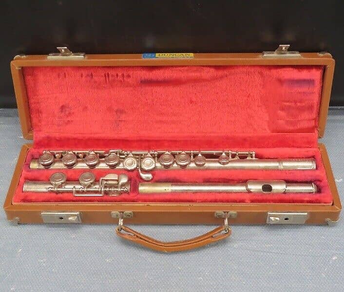 Artley 18-0 Silver-Plated Flute, USA, with case, Good Condition. image 1