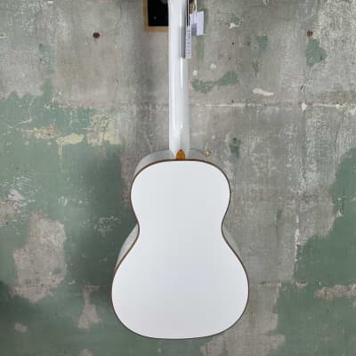 Mint Gretsch G5021E Rancher Penguin Parlor Acoustic / Electric Guitar - White image 10