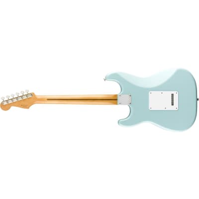 Fender Vintera '50s Stratocaster Modified Electric Guitar, Maple Fingerboard, Daphne Blue image 8