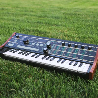 CUSTOM Korg microKORG Synthesizer/Vocoder: Black, Moog-Style Tilt, Beautiful Wood Sides image 5